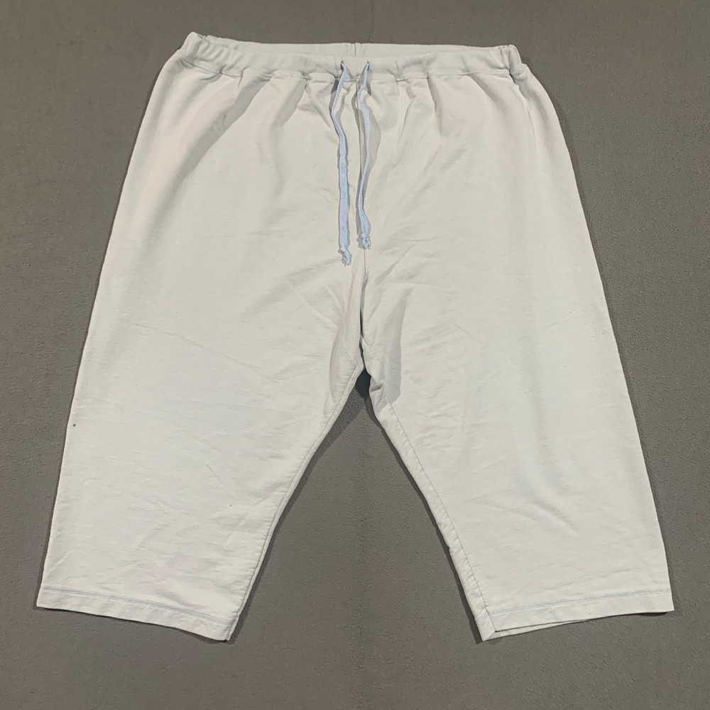 Just My Size Womens Light Blue Capri Sweatpants‎ Elastic Waist Plus Size XL 16W